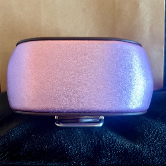 NWT Coach Metallic Pink/Purple Sparkle Suede Mini Bag - Picture 9 of 9